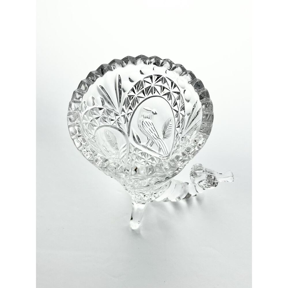 Hofbauer “Byrdes” 5-Piece Crystal Dinnerware Serving Hostess & Decor Set - Picture 7 of 11